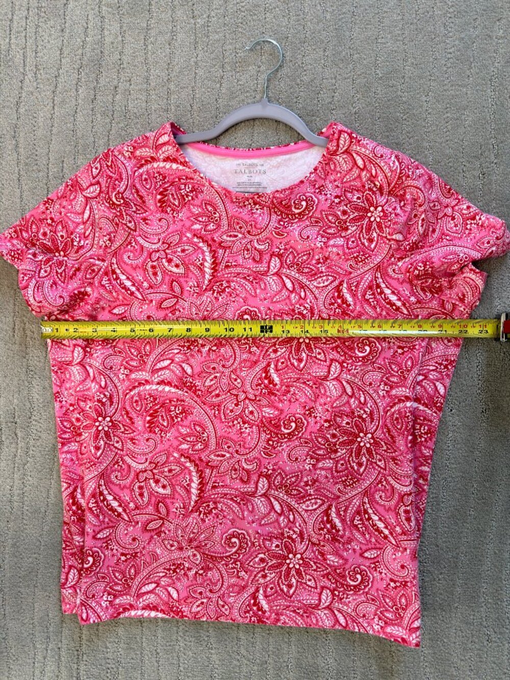 🌸 Talbots Paisley Print Tee 🌸 - Picture 5 of 6